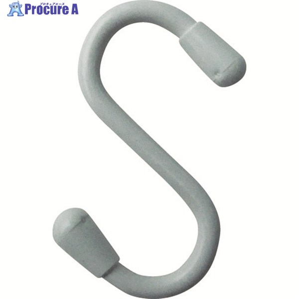 ニッサチェイン 塩ビ被覆線Sフック 白 50mm(4個入り) A-700 1パック ▼756-1156