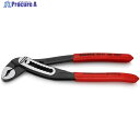 KNIPEX ウォーターポンププライヤー アリゲーター プラスチックハンドル 180mm(SB展示販売パッケージ仕様) 8801-180SB 1丁 ▼766-8...