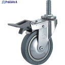 ハンマー ねじ込み旋回式ゴム車輪 100mm トータルロック 915EA-PR100 1個 ▼814-3369