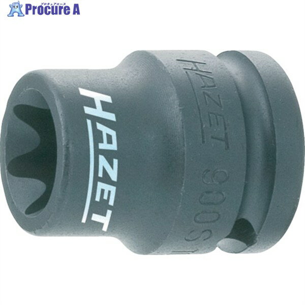 HAZET インパクト用ヘックスローブソケット TORX E ソケットレンチ(差込角12.7mm) 呼びE20 900S-E20 1個 ▼817-9764
