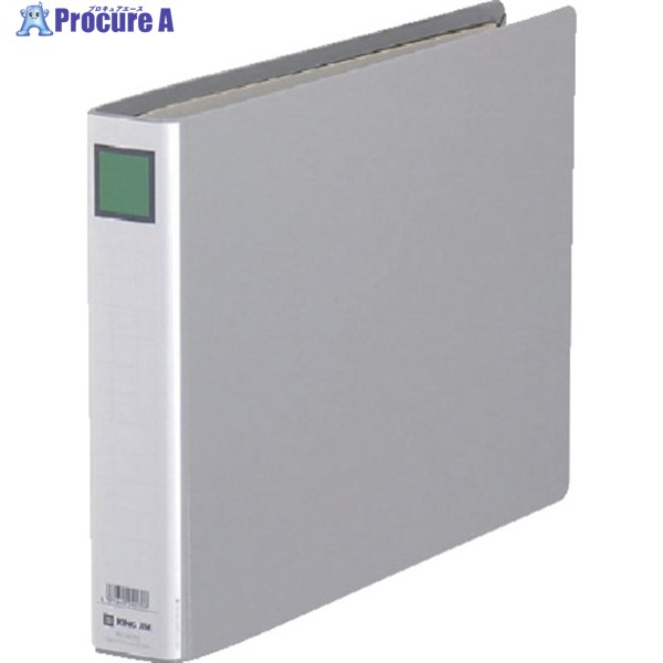 KING JIM キングファイルG A4ヨコ型 グレー とじ厚30mm 300枚 983N 1冊 ▼828-5258