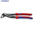 KNIPEX ウォーターポンププライヤー アリゲーター 落下防止付 コンフォートハンドル 300mm 8802-300TBK 1丁 ▼834-5428