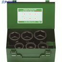 FPC インパクト セミロングソケット セット 差込角25.4mm 6pc 8WA-S6 1S ▼835-3424