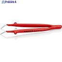 KNIPEX 9237-64 絶縁精密ピンセット 150MM 9237-64 1本 ▼835-5176