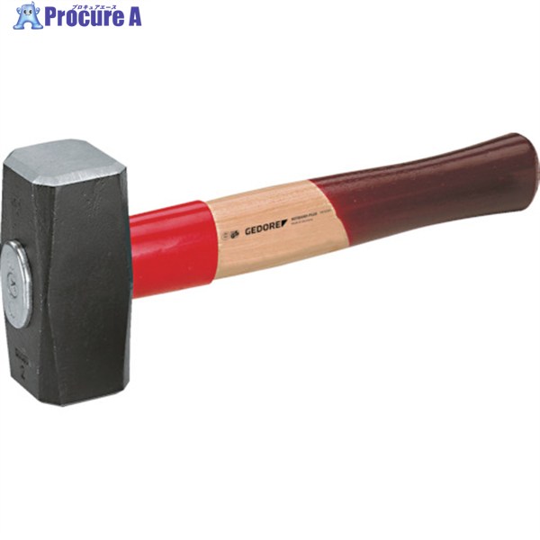 GEDORE 石頭ハンマー(ヒッコリー柄) 1500g 8887530 1本 ▼855-4409