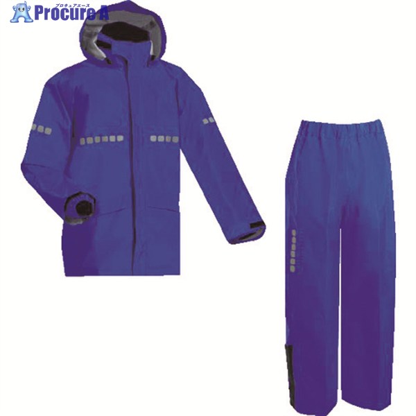 前垣 AP1000ワーキングレインスーツ ロイヤルブルー Sサイズ AP1000 R.BLUE S 1着 ▼114-7550