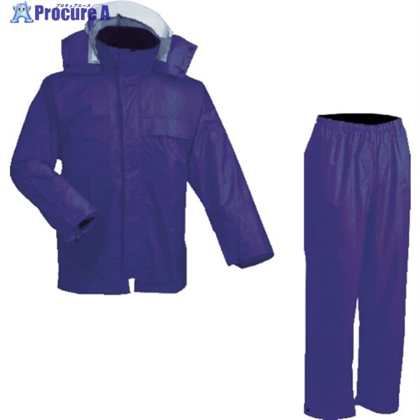前垣 AP300PVCレインスーツ ネイビー ELサイズ AP300 NV EL 1着 ▼114-8381