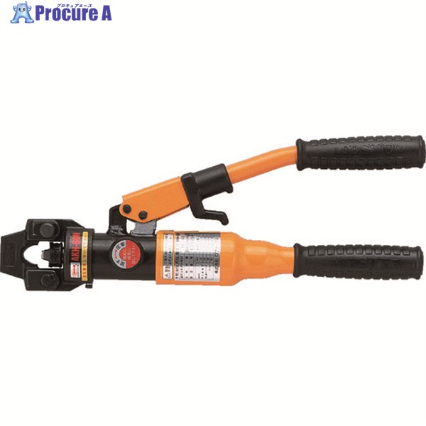 エビ 手動油圧式圧着工具 使用範囲14・22・38・60 AKH60N 1台 ▼123-8795 ●YA513