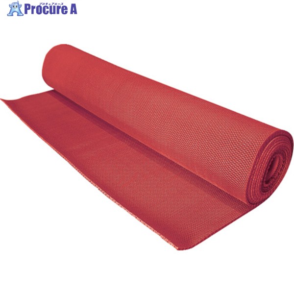 CAR-BOY 安全歩行マット 1，200mmx6m レッド AI-1206RE 1本 ▼249-8661 ※車上渡し