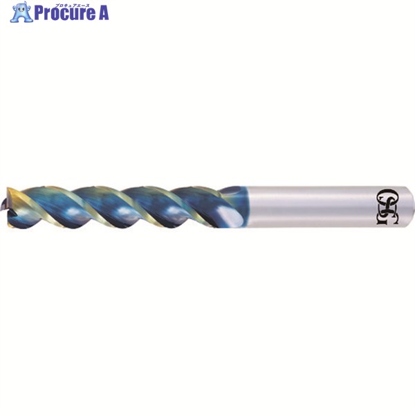 OSG 非鉄用超硬エンドミル 3刃 ロング形 スクエア 3D 8557343 AE-TL-N 6X18(8557343) 1本 ▼338-3722 ●Y..