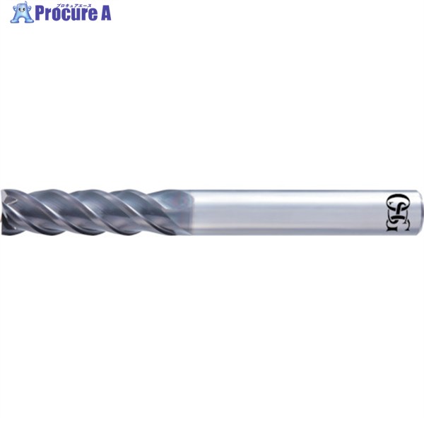 OSG 超硬防振型エンドミル ロング形 スクエアタイプ AE-VML 8556376 AE-VML 20X62 (8556376) 1本 ▼362-..