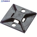 PANDUIT マウントベース アクリル系粘着テープ付き 耐候性黒(100個入) ABMM-AT-C0 1袋 ▼403-6794