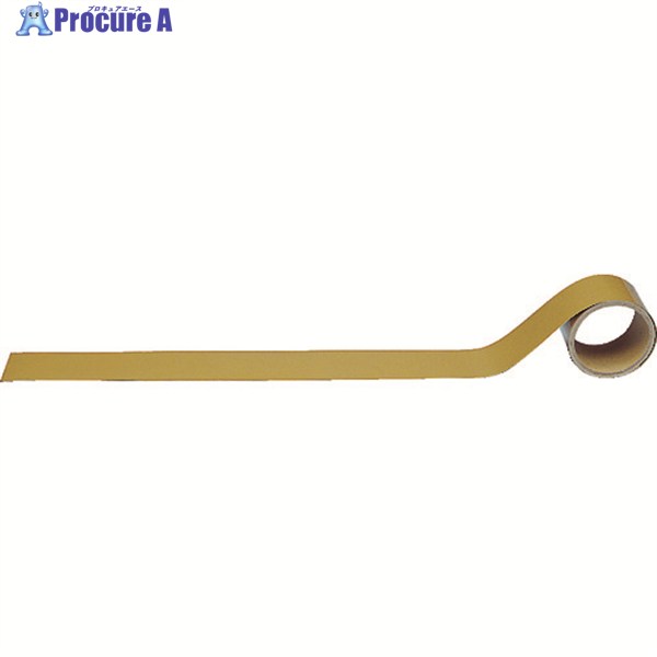 ユニット 配管識別テープ 油用・茶色(小) アルミ 50mm幅×2m AC-6S 1巻 ▼412-6831