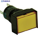 IDEC φ16長角形照光押しボタンスイッチ AL6H-M14Y 1個 ▼418-3223