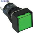 IDEC φ16正角形照光押しボタンスイッチ AL6Q-M14G 1個 ▼418-3398