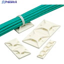 PANDUIT マウントベース アクリル系粘着テープ付き 白 (50個入) ABM3H-AT-L 1袋 ▼818-0160