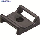 PANDUIT タックタイ用タイマウント ゴム系粘着テープ付き 黒(100個入) ABMT-A-C20 1袋 ▼828-1373