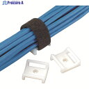 PANDUIT タックタイ用タイマウント M3ネジ止め ナチュラル(100個入) ABMT-S6-C 1袋 ▼828-1376