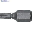 アネックス 溝付超短ヘクスローブビット1本組 T15×19 (穴付) AK-51P-T15-19 1本 ▼828-5386