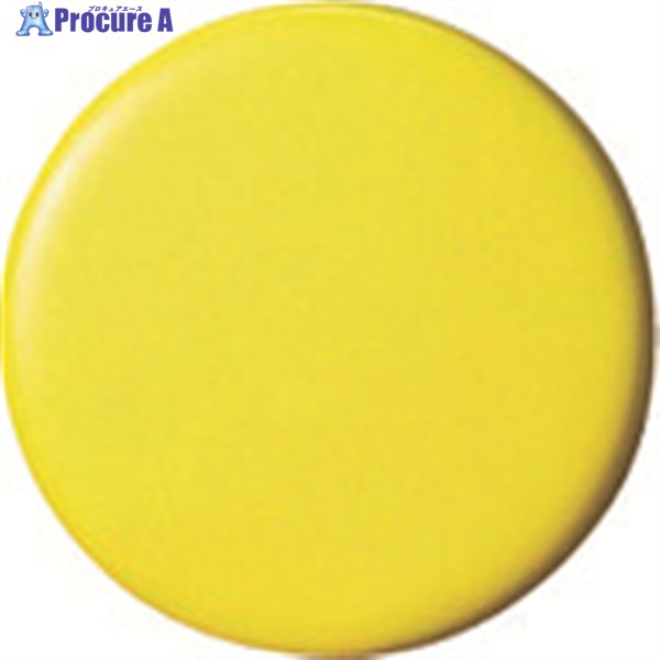 JTX 354087)両面強力カラ-マグネット 30mm黄 B271JY B271J-Y 1箱 ▼196-3207