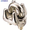 水本 ステンレス ワイヤークリップ SUS316 使用ロープ径2.5〜3mm B-2456 1個 ▼204-7182