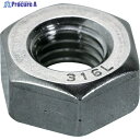 TRUSCO 六角ナット1種 SUS316L M16×2.0 4個入(ステンレス) B132-0016 1パック ▼258-0215