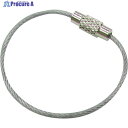 水本 キーワイヤーホルダー ワイヤー径1mm全長120mm クリアー (1個入り) B-2949 1袋 ▼318-2402