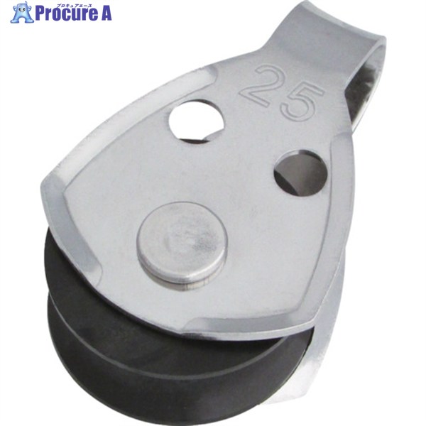 水本 滑車 ステンレス プーリーブロック 使用ロープ径Φ5〜7mm 基本使用荷重0.03t B-1425 1個 ▼351-4641