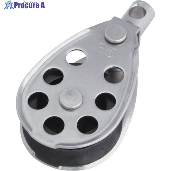 水本 滑車 ステンレス プーリーブロック 使用ロープ径Φ8〜10mm 基本使用荷重0.04t B-1428 1個 ▼351-4676