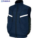 アイトス 物流作業対応型空調服ベスト(空調服TM) ネイビー M AZ50195-008-M 1着 ▼368-7264