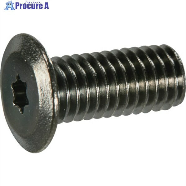 TRUSCO ヘックスローブ超極低頭ねじ 黒ニッケル M3×8 60本入 B181-0308 1パック ▼380-9451