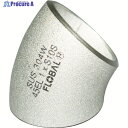 FLOBAL 45°エルボ(ロング)S10S 09100021 B-45EL-10S-15A 1個 ▼444-5295