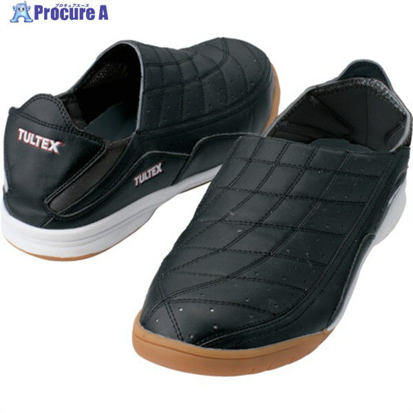 アイトス セーフティシューズTULTEX 踵踏み ブラック S AZ-51604-010-S 1足 ▼449-1319