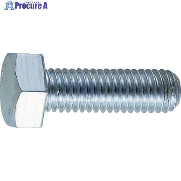 TRUSCO 六角ボルト ユニクロ 全ネジ M14×45 6本入 B22-1445 1パック ▼477-8723