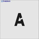 IM ステンシル A 文字サイズ50×40mm AST-A5040 1枚 ▼818-6053