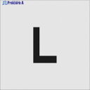 IM ステンシル L 文字サイズ100×65mm AST-L10065 1枚 ▼818-6096