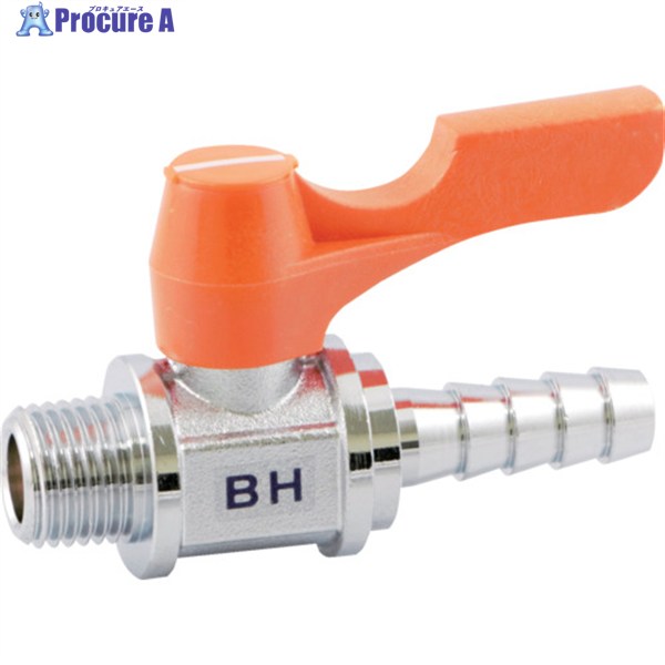 ASOH エースボール ホースニップル型 PT1/4XΦ9 BH-1209 1個 ▼108-7665