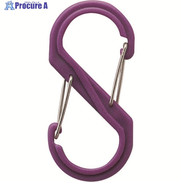 光 S型カラビナ 小 パープル B-KRSA61-4 1個 ▼113-1137