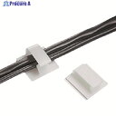 PANDUIT 固定具 コードクリップ ゴム系粘着テープ付き ナチュラル BEC62-A-T 1袋 ▼147-7463