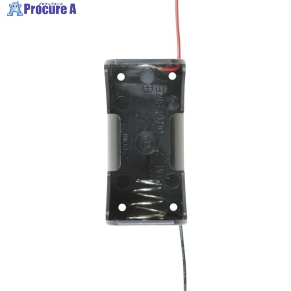 タカチ リード線付電池ホルダー 単2×1 BH211-1 1個 ▼199-0246