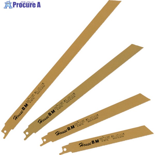 ハウスB.M バイメタルセーバーソーブレード 10枚入り 250×18 BS-2518 1パック ▼302-8691