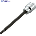 KTC 9.5sq.ロングボールポイントヘキサゴンビットソケット 対辺寸法8mm 差込角9.5mm 全長128mm BT3-08BPL 1個 ▼307-7870(4)