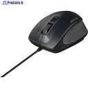 BUFFALO 有線 BlueLED プレミアムフィットマウス Mサイズ ブラック BSMBU500MBK 1個 ▼362-8360