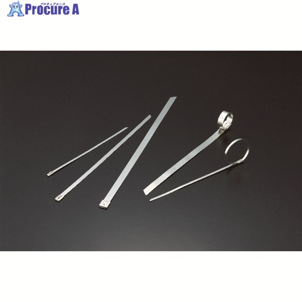 TRUSCO ステンレスケーブルタイ W4.6X127L (100本入) BCT-127 1袋 ▼384-2495