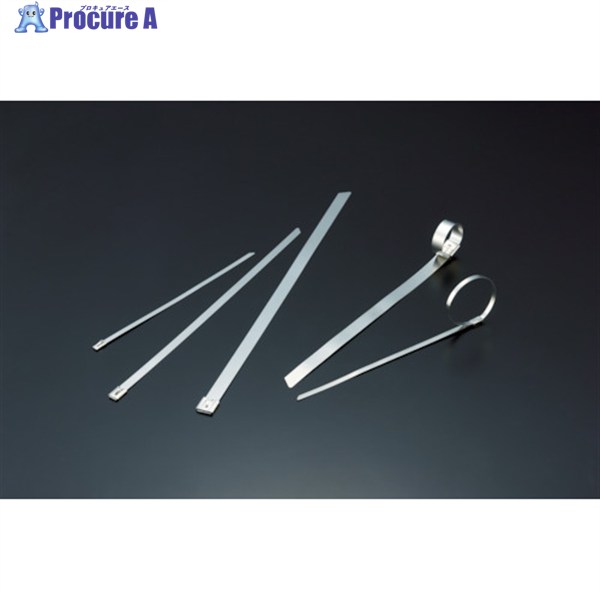 TRUSCO ステンレスケーブルタイ W4.6X152L (100本入) BCT-152 1袋 ▼384-2517