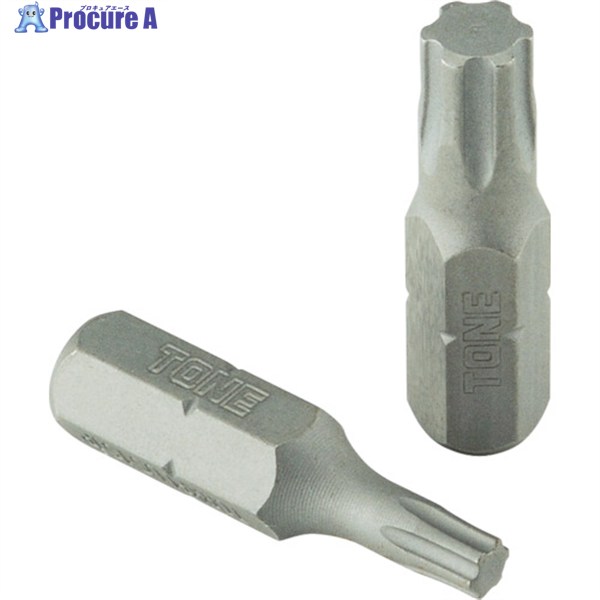 TONE オフセット式ラチェットドライバー用ビット トルクスプラスビット 先端規格8IP BT8IPS 1S ▼405-7414 ●YA513