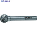 BAHCO 球形超硬ロータリーバー シングルカット 刃径3mm BAHD0303M03 1本 ▼413-4681