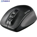 BUFFALO 無線 BlueLED 3ボタン プレミアムフィットマウス ブラック BSMBW300MBK 1個 ▼417-9465