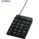BUFFALO スリムテンキーボード Tabキー付き ブラック BSTK11BK 1個 ▼418-6316