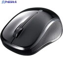 BUFFALO Bluetooth3.0対応 BlueLED光学式マウス 静音/3ボタン ブラック BSMBB100BK 1個 ▼418-6319